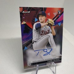 2021 Topps Finest Tarik Skubal RC Refractor Auto #FA-TSK Dodgers Tigers