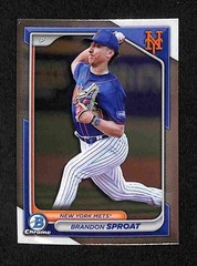2024 Bowman Draft – Brandon Sproat Chrome #BDC-90 Mets