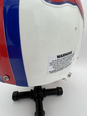 Vintage Used 1982 SMU Mustangs Style Riddell PAC44 Football Game Helmet 7 1/4