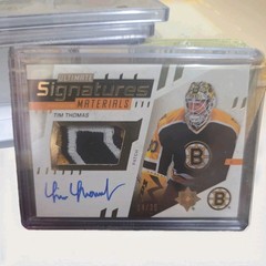 🔥25-26 UD Ultimate Collection Signatures Materials Tim Thomas Bruins 4/35 🔥