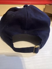 Indiana Pacers Baseball Cap Hat White Navy Blue Lucas Oil SGA Promo Adjustable
