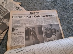 September 25 1984 Chicago Tribune Newspaper Cubs Win! Holy Cow! Chicago Cubs