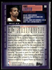 2000-01 Topps #50 Vince Carter
