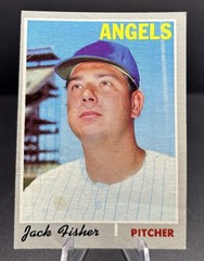 1970 Topps – High #Jack Fisher #684 California Angels VG