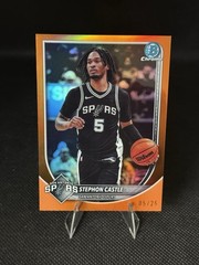 # MATCH 5️⃣ 2025-26 Bowman Chrome Stephon Castle TRUE ORANGE 🟧 5/25 CLEAN