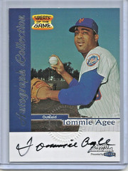 Tommie Agee 1999 Fleer Sports Illustrated Greats of the Game Autograph