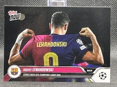 Robert Lewandowski 2024-25 Topps Now UEFA Champions League #49 100th UCL Goal