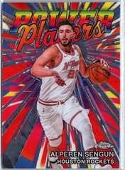 2025-26 Topps Chrome Update – Alperen Sengun Power Players #PP-8 – Rockets