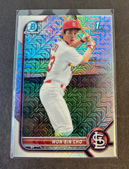 2022 Bowman Chrome Mega Box Mojo Refractor Pick List You Choose