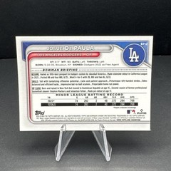 2024 Bowman Chrome #BCP-12 Josue De Paula Mega Box Mojo Refractor Dodgers