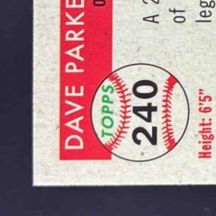 2025 Topps Chrome Platinum Dave Parker Green Vibrations /99 #240 Pirates
