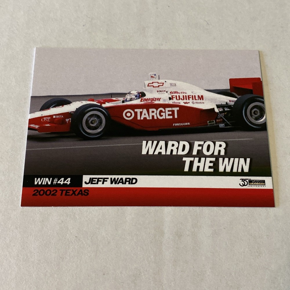 2025 Chip Ganassi 35th Anniversary Racing Card JEFF WARD