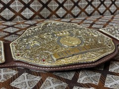 BIG GOLD World Heavyweight Championship Replica Dual Plated Tittle Belt 5mm…