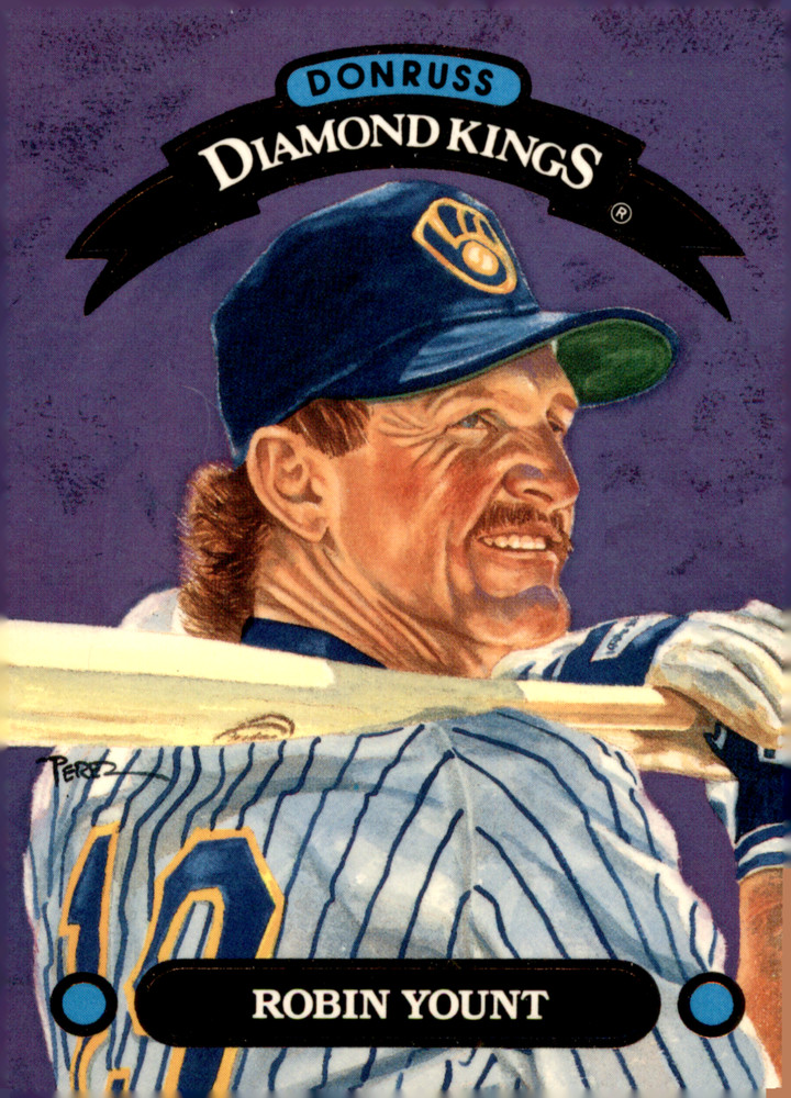 1993 leaf donruss diamond kings Robin Yount DK-16