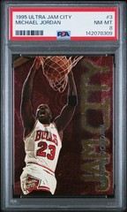 1995-96 Fleer Ultra – Jam City Michael Jordan #3 PSA 8 New Slab