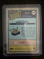2025 Topps Shoebox Treasures – Barry Larkin #69 Grayscale Filter/75