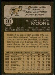 1973 Topps EX #211 Balor Moore Montreal Expos