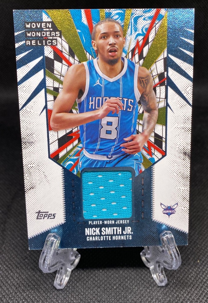 2025-26 Topps – Woven Wonders Relics Nick Smith Jr. #WW-NS (MEM)