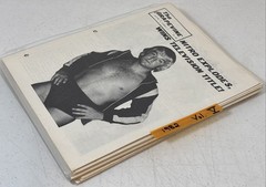 Lot of 19 Vintage « The Grapevine » Vol. 5 Florida Wrestling Programs (1982) RARE!