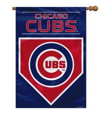 Chicago Cubs Banner 28×40 House Flag Style 2 Sided CO