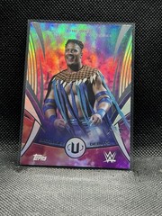 2025 Topps Universe WWE The Rock Dazzling Debuts Galaxy #DDE-9