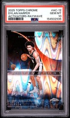 2025 TOPPS CHROME ACTIVATORS RAYWAVE #AC-12 DYLAN HARPER PSA 10
