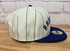 New Era Brooklyn Dodgers Throwback Pinstripe 9FIFTY Snapback Hat Cap Cooperstown
