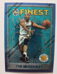 1995-96 Finest w/coating Tim Hardaway #80 1 Golden State Warriors