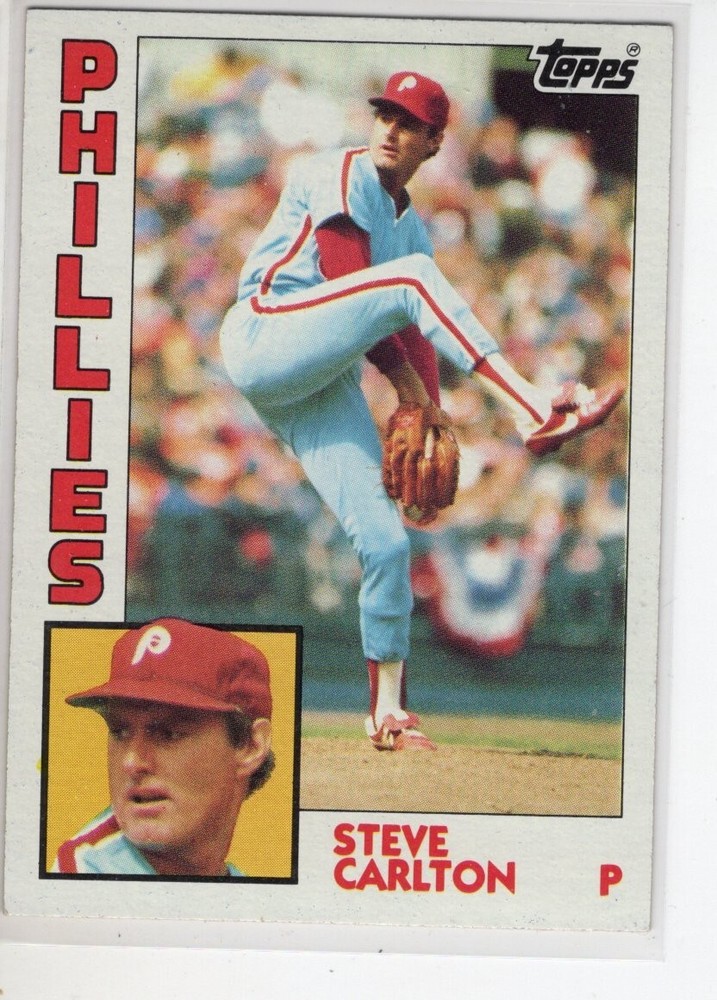 1984 TOPPS STEVE CARLTON BASEBALL CARD #780 EX