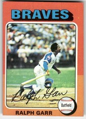 1975 Topps Ralph Garr #550 Atlanta Braves