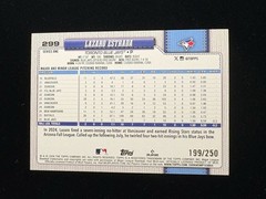 2026 Topps Series 1 Lazaro Estrada #299 Purple /250 RC