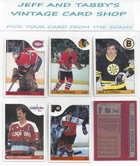 1985-86 TOPPS HOCKEY CARDS AND STICKERS / SEE DROP DOWN MENU.