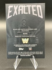 Kane 2025 Topps Exalted WWE Black and White Signatures Aqua AUTO /99 #BWS-KNE