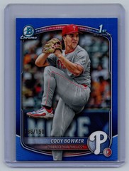 2025 Bowman Chrome Cody Bowker #BDC-140 Blue Refractor /150