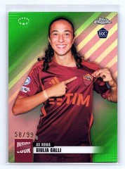 Giulia Galli 2025-26 Topps Chrome UWCL Inside Look Green Refractor #/99