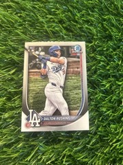 Dalton Rushing 2025 Bowman Chrome Red Rookie Los Angeles Dodgers RC #100 A94