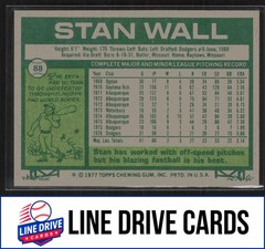 1977 Topps #88 Stan Wall Los Angeles Dodgers VG