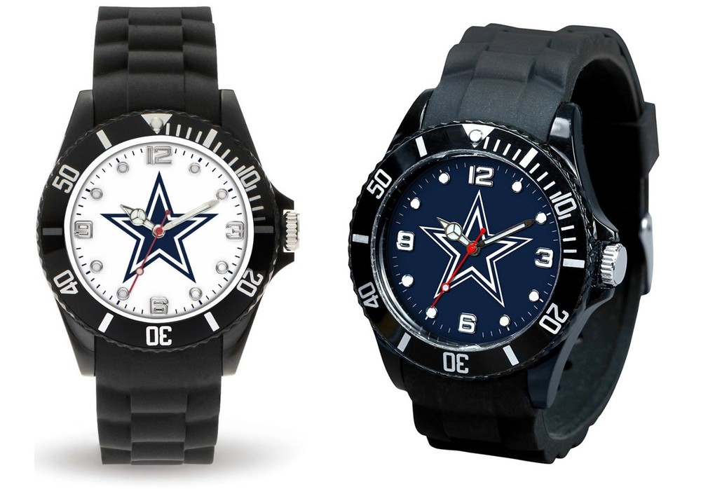 Dallas Cowboys Men&rsquo;s Black watch – Cowboys Watch for Men – NFL Spirit Watch