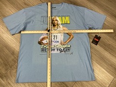 SLAM T-Shirt DiJonai Carrington 2025 WNBA Size XXL Blue