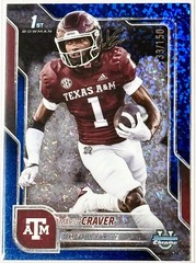 2025 Bowman University Chrome Mario Craver Blue Mini-Diamond Refractor /150 (RC)