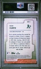 Graded 2024 Topps Bowman Draft Nick Kurtz #BDN3 Draft Night Baseball Card PSA 10