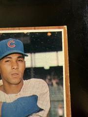Billy Williams 1962 Topps #288 – Chicago Cubs Rookie Cup VG+ SMALL CREASE TOP
