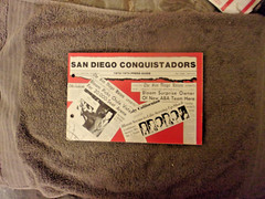 1972-73 SAN DIEGO CONQUISTADORS MEDIA GUIDE Yearbook ABA KC JONES Program 1973