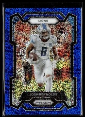 2023 PRIZM BLUE SPARKLE /96 104 Josh Reynolds Detroit Lions