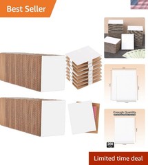200 Pieces Shipping Protectors 4.5 x 3.5 Inches Packaging Cardboard Mailing P…