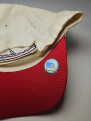 MLB Atlanta Braves Adjustable Baseball Hat Cap White Red Navy