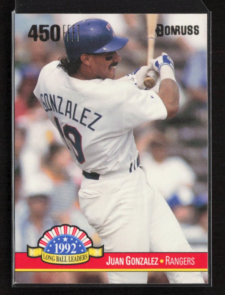 1993 Donruss #LL-14 Juan Gonzalez Long Ball Leaders