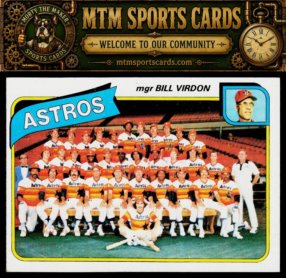 1980 Topps #82 Houston Astros / Bill Virdon