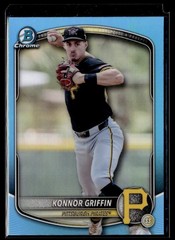2025 Bowman Chrome Sky Blue Konnor Griffin Pittsburgh Pirates #BDC-102