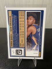 2025-26 Panini Donruss Optic Derik Queen STARS PRIZM Rookie Card /149 #7